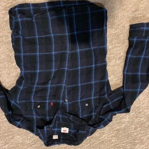 Navy Blue Flannel